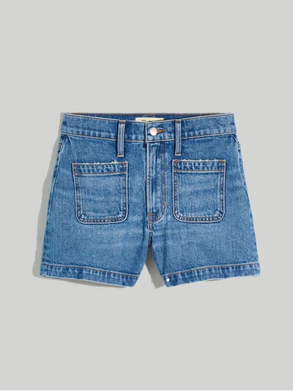 Madewell Denim High-Rise Pocket Shorts